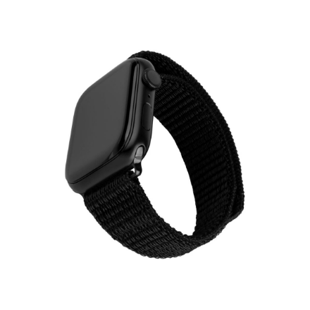 440x440 Fixed | Sporty Strap for Apple Watch 38/40/41mm | 160-210 mm | Black | Nylon