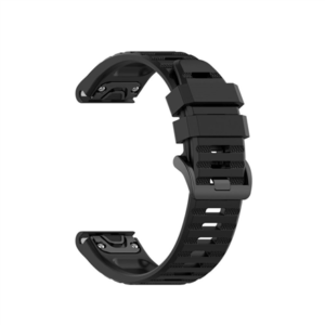 Fixed | Silicone Strap for Garmin QuickFit 26mm | Black
