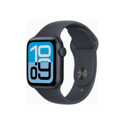 Apple Watch SE 3 GPS + Cellular 40mm Midnight Aluminium Case with Midnight Sport Band - M/L | Apple