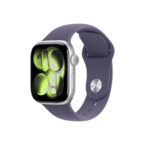 440x440 Apple Watch Series 11 GPS + Cellular 42mm Silver Aluminium Case with Purple Fog Sport Band – M/L | Apple