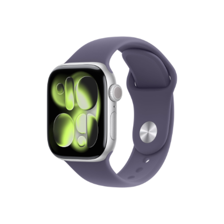 Apple Watch Series 11 GPS + Cellular 42mm Space Grey Aluminium Case with Black Sport Band - S/M | Apple