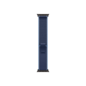Apple | 49mm Blue/Bright Blue Trail Loop – S/M – Black Titanium Finish