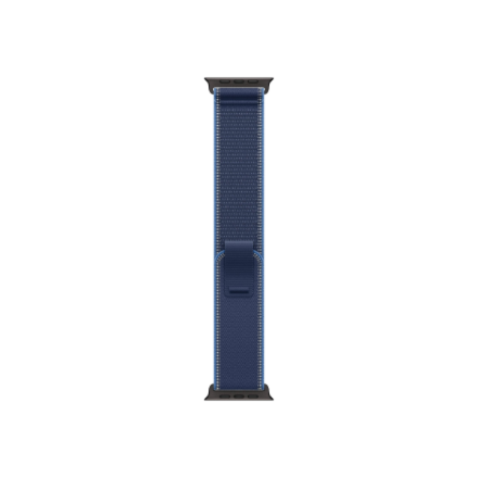 Apple | 49mm Blue/Bright Blue Trail Loop - S/M - Black Titanium Finish