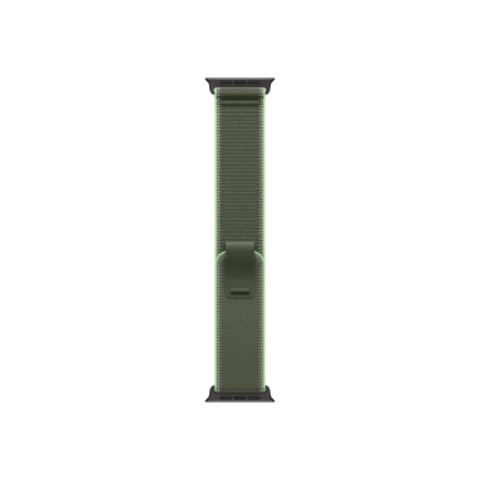 Apple 49mm Green/Neon Trail Loop - S/M - Black Titanium Finish | Apple
