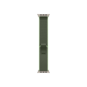 Apple 49mm Green/Neon Trail Loop – S/M – Natural Titanium Finish | Apple
