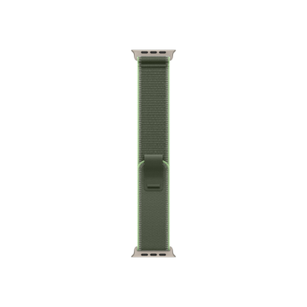 Apple 49mm Green/Neon Trail Loop - S/M - Natural Titanium Finish | Apple