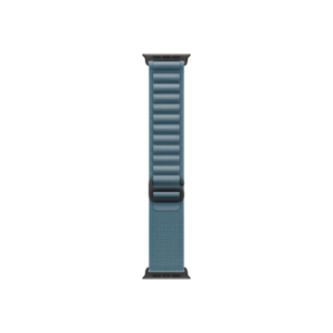 Apple 49mm Light Blue Alpine Loop – Medium – Black Titanium Finish | Apple