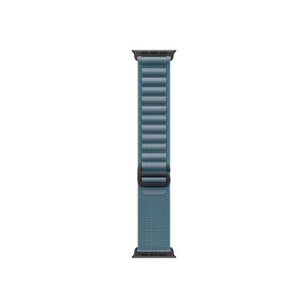 Apple 49mm Light Blue Alpine Loop - Medium - Black Titanium Finish | Apple