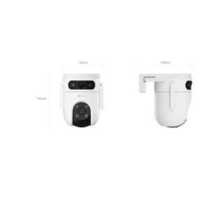 440x440 EZVIZ IP Camera CS-H9C (5MP+5MP) 4mm Color night vision,Human/Vehicle detection,Smart tracking iki 8m,Active defense,two way talk, 8xdigital | EZVIZ