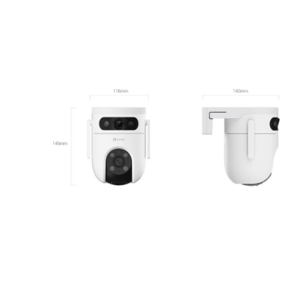 EZVIZ IP Camera CS-H9C (5MP+5MP) 4mm Color night vision,Human/Vehicle detection,Smart tracking iki 8m,Active defense,two way talk, 8xdigital | EZVIZ