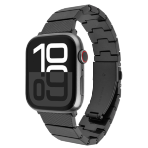 Fixed | Resin Strap pro for Apple Watch 38/40/41mm | Carbon Black | Epoxy Resin