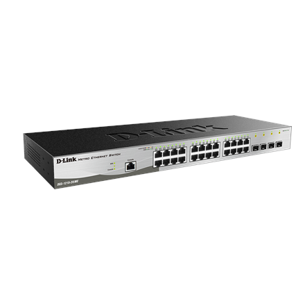 440x440 D-Link | Metro Ethernet Switch | DGS-1210-28/ME | Managed L2 | Rack mountable | Gigabit Ethernet (copper) ports quantity 24 | SFP ports quantity 4 | Power supply type Single | 24 month(s)