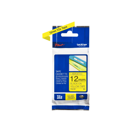440x440 Brother | TZe-631 Laminated Tape | Black on Yellow | TZe | 8 m | 1.2 cm