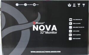 SALE OUT. Arozzi Nova 32″ IPS, 180Hz, Computer Monitor – Black | SALE OUT. Arozzi | Nova | 32 ” | IPS | QHD | 16:9 | 180 Hz | 1 ms | 2560 x 1440 pixels | 300 cd/m² | HDMI ports quantity 2 | Black | Warranty 24 month(s) | DAMAGED INNER PACKAGING, DEMO
