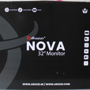 SALE OUT. Arozzi Nova 32″ IPS, 180Hz, Computer Monitor – Black | SALE OUT. Arozzi | Nova | 32 ” | IPS | QHD | 16:9 | 180 Hz | 1 ms | 2560 x 1440 pixels | 300 cd/m² | HDMI ports quantity 2 | Black | Warranty 24 month(s) | DEMO