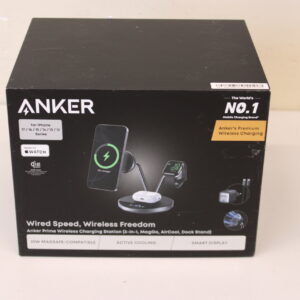 SALE OUT. Anker Prime Wireless Charging Station Qi2.2 25W wireles charging (3-in-1, MagGo, AirCool, Dock Stand) PSU added, Black | Anker Prime Wireless Charging Station Qi2.2 25W wireles charging (3-in-1, MagGo, AirCool, Dock Stand) PSU added | UNPACKED, MISSING STICKERS SALE OUT. Anker Prime Wireless Charging Station Qi2.2 25W wireles charging (3-in-1, MagGo, AirCool, Dock Stand) PSU added, Black | Anker Prime Wireless Charging Station Qi2.2 25W wireles charging (3-in-1, MagGo, AirCool, Dock Stand) PSU added | UNPACKED, MISSING STICKERS