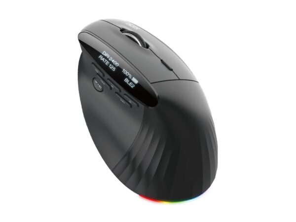 Acer Smart Fit Vertical Mouse, Retail pack | Wireless | Bluetooth | Black