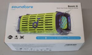 SALE OUT. Anker Soundcore Boom 3i Portable Bluetooth Speaker, Green | Anker Soundcore Speaker | Boom 3i | Warranty 24 month(s) | 50 W | Waterproof | Bluetooth | Wireless connection | Portable | Green | DEMO
