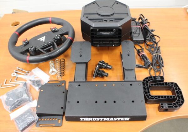 original SALE OUT. | Thrustmaster Steering Wheel | T598 | REFURBISHED, WITHOUT MANUALS | Black