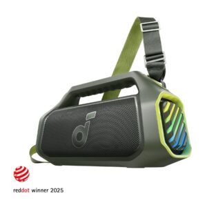 Anker Soundcore Boom 2 Plus A3134 Bluetooth Speaker, Green | Anker Soundcore