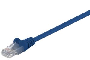 original Goobay | CAT 5e patch cable, U/UTP | 68345 | Blue RJ45 male (8P8C) | RJ45 male (8P8C)