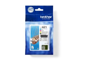 Brother LC421VAL | Ink Cartridge | Magenta, Cyan, Yellow, Black