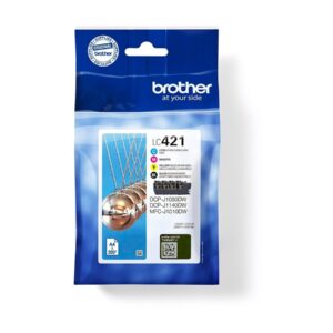 Brother LC421VAL | Ink Cartridge | Magenta, Cyan, Yellow, Black