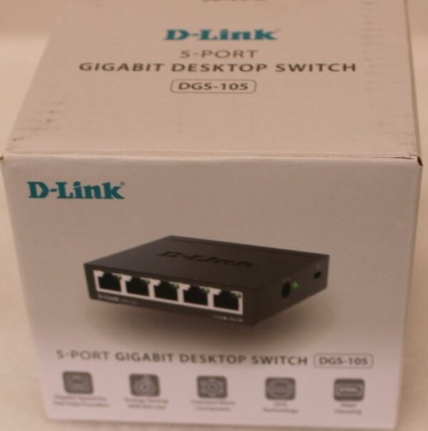 original SALE OUT. D-Link DGS-105GL/E 5-Port Gigabit Ethernet Switch | SALE OUT. Ethernet Switch | DGS-105/E | Unmanaged | Desktop | Gigabit Ethernet (copper) ports quantity 5 | 60 month(s) | UNPACKED