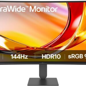 LG 34U620B-B UltraWide | 34 ” | VA | WQHD | 21:9 | 144 Hz | 5 ms | 3440 x 1440 pixels | 300 cd/m² | HDMI ports quantity 2