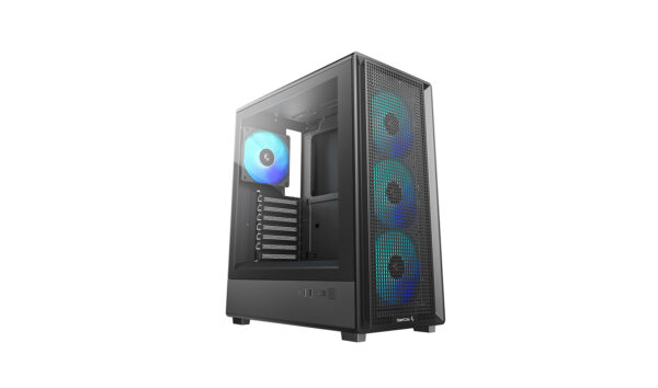 original Deepcool Case | CC550 4F | Mid Tower | ATX PS2 (maximum length: 180 mm) | Black