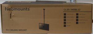 original SALE OUT. Neomounts CL35-340BL12 Monitor/TV mount ceiling 1 screen – 23-42″ – max 50 kg – VESA 100×100-200×200 – h 106-156 cm – black | Neomounts CL35-340BL12 Monitor/TV mount Ceiling | Adjustable Height, Rotate, Tilt, Swivel | 23-42 ” | Maximum weight (capacity) 50 kg | DAMAGED PACKAGING | Black