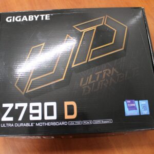 SALE OUT. | Gigabyte Z790 D | Processor family Intel | Processor socket LGA1700 | DDR5 | Supported hard disk drive interfaces SATA, M.2 | Number of SATA connectors 6 | WITHOUT MANUALS AND ACCESSORIES ONLY BACK PANEL INCLUDED. SALE OUT. | Gigabyte Z790 D | Processor family Intel | Processor socket LGA1700 | DDR5 | Supported hard disk drive interfaces SATA, M.2 | Number of SATA connectors 6 | WITHOUT MANUALS AND ACCESSORIES ONLY BACK PANEL INCLUDED.