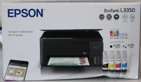 SALE OUT. Epson EcoTank L3350 Multifunctional Printer | SALE OUT. | Epson EcoTank | L3350 | Inkjet | Colour | Multifuction Printer | A4 | Wi-Fi | Black | DAMAGED PACKAGING