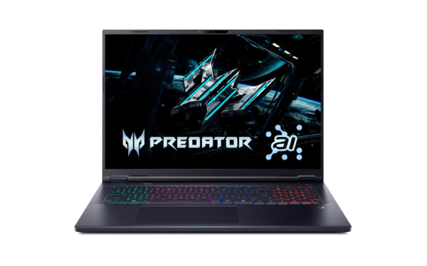 Acer | Predator Helios Neo 18 AI PHN18-72-75PV | Abyssal Black | 18 " | IPS | WQXGA | 2560 x 1600 pixels | Intel Core Ultra 7 | 255HX | 32 GB | DDR5 | Solid-state drive capacity 1000 GB | NVIDIA GeForce RTX 5060 | GDDR7 | 8 GB | Windows 11 Home | 802.11ax | Bluetooth version 5.3 | Keyboard language US international | Keyboard backlit | Warranty 24 month(s)