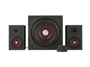 GENESIS Helium 610BT Computer Speakers, Wired, Bluetooth, Black | Genesis | Helium 610BT | Bluetooth | Red/Black