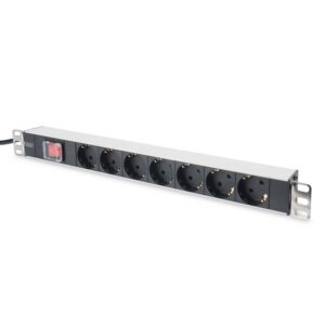 Digitus | Aluminum outlet strip with switch | DN-95402 | Sockets quantity 7 Digitus | Aluminum outlet strip with switch | DN-95402 | Sockets quantity 7