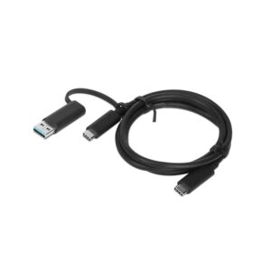original Lenovo | 1m, Hybrid USB-C with USB-A Cable