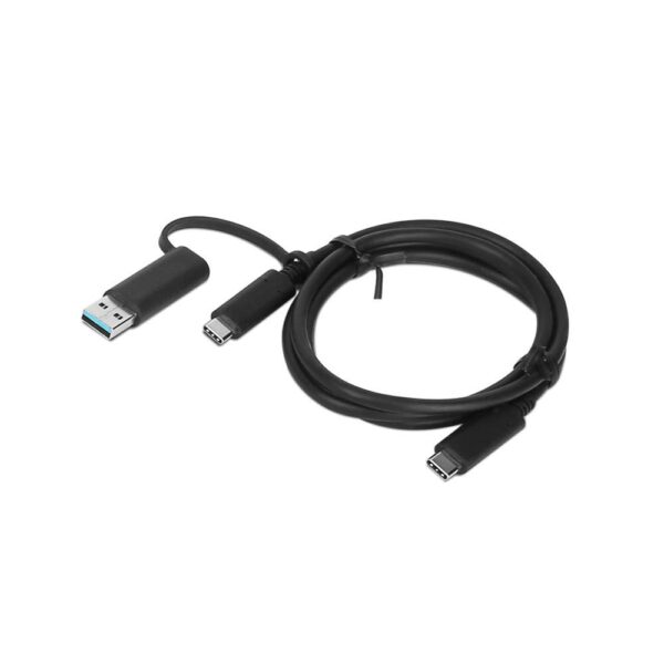 original Lenovo | 1m, Hybrid USB-C with USB-A Cable