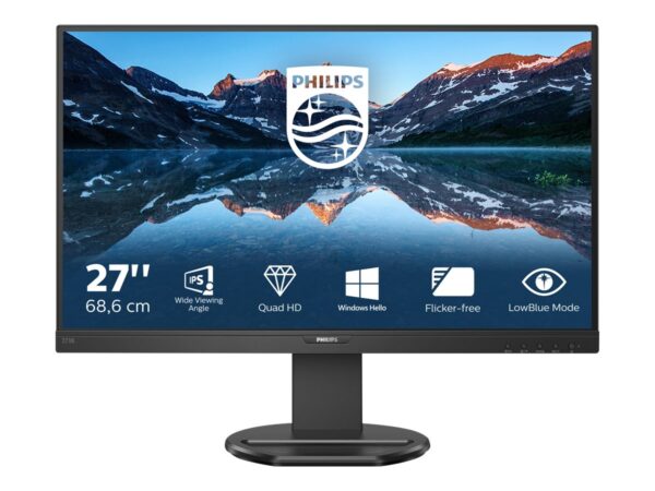 original Philips | USB-C Monitor | 276B9/00 | 27 " | IPS | QHD | 16:9 | 75 Hz | 4 ms | 2560 x 1440 pixels | 350 cd/m² | HDMI ports quantity 1 | Black