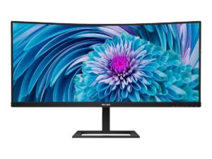 Philips | UltraWide LCD Monitor | 346E2CUAE | 34  ” | VA | WQHD | 21:9 | 100 Hz | 4 ms | 3440 x 1440 | 300 cd/m² | HDMI ports quantity 1 | Black | Warranty 36 month(s)