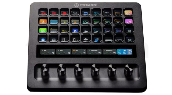 original Elgato Stream Deck+ XL | Multi-touch controller | Black