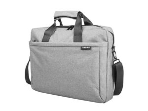 original Natec Laptop Bag, Mustela, 15.6″, Grey | Natec | Mustela | Fits up to size 15.6 ” | Toploading laptop case | Shoulder strap | Grey