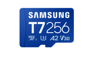 original Samsung MicroSD card | T7 | 256 GB | microSDXC | Flash memory class U3, V30, A2