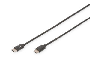 original Digitus | USB Type-C Connection Cable | AK-300138-018-S | USB-C to USB-C USB Male 2.0 (Type C) | USB Male 2.0 (Type C)