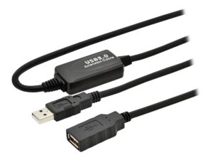 original Digitus | Active USB 2.0 Repeater/Extension Cable | DA-73100-1 | USB 2.0 USB A (Male) | USB A (Female)