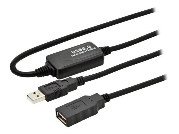 Digitus | Active USB 2.0 Repeater/Extension Cable | DA-73100-1 | USB 2.0 USB A (Male) | USB A (Female)