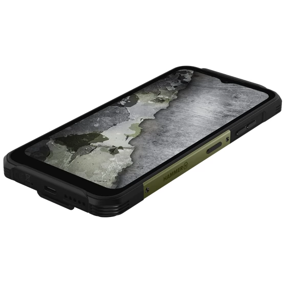 Hammer | Construction 2 | Green | 6.58 " | 1080 x 2408 pixels | Mediatek | Dimensity 6300 | Internal RAM 6 GB | 128 GB | Dual SIM | 3G | 4G | 5G | Main camera resolution 50 MP | Android | 14 | 6500 mAh
