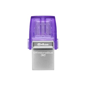 Kingston | DataTraveler | DT Micro Duo 3C | 64 GB | USB Type-C/Type-A | Purple
