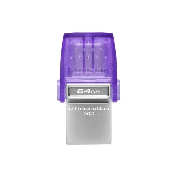 Kingston | DataTraveler | DT Micro Duo 3C | 64 GB | USB Type-C/Type-A | Purple