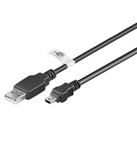 original Logilink | USB MINI-B 5-pin 180 Cert 1.8m | USB-A to mini-USB Mini-USB B | USB A